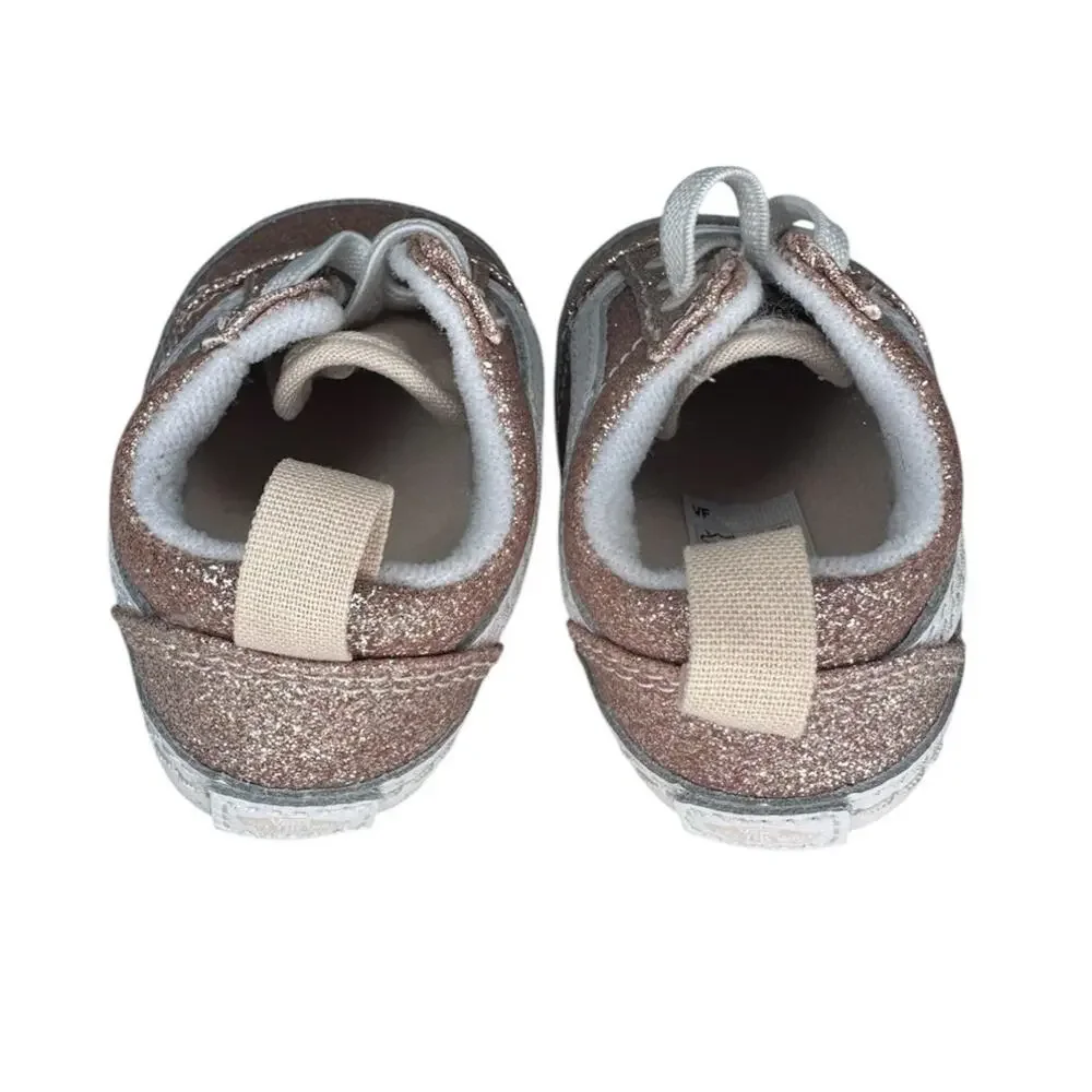 Vans glittery gold